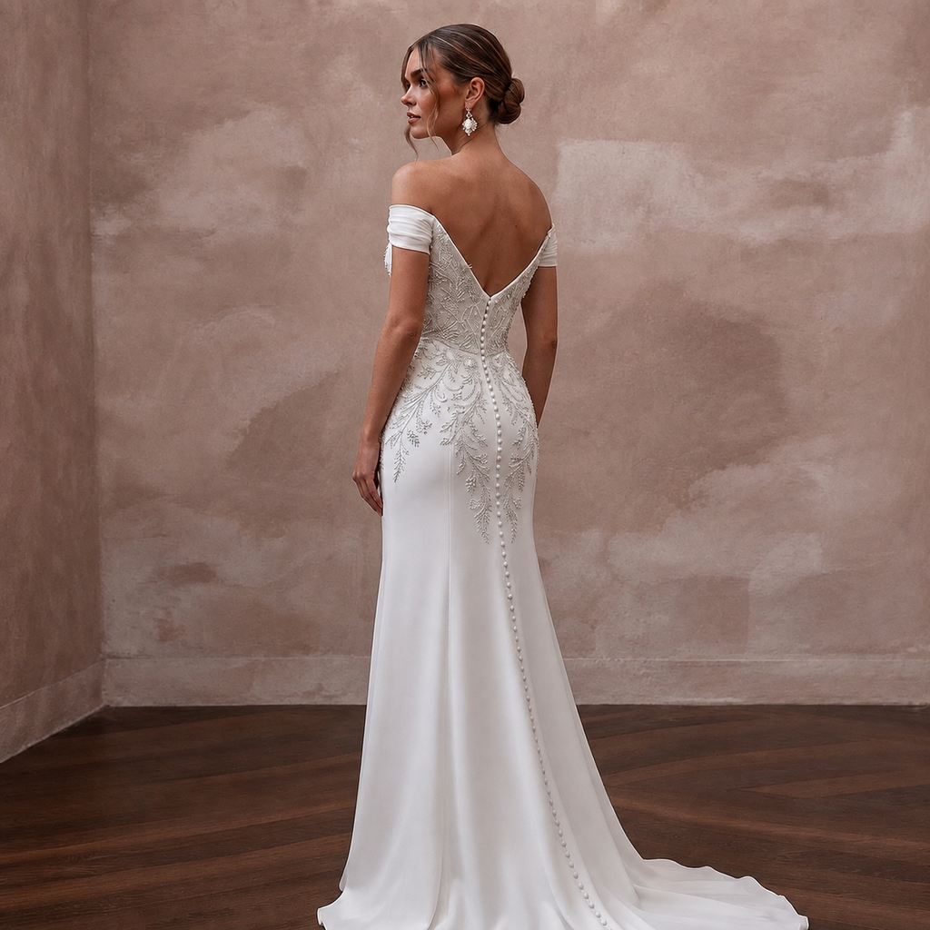 Georgette Wedding Dresses with Effortless Grace