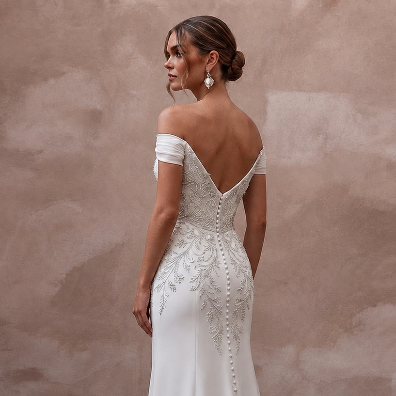 Georgette Wedding Dresses with Effortless Grace