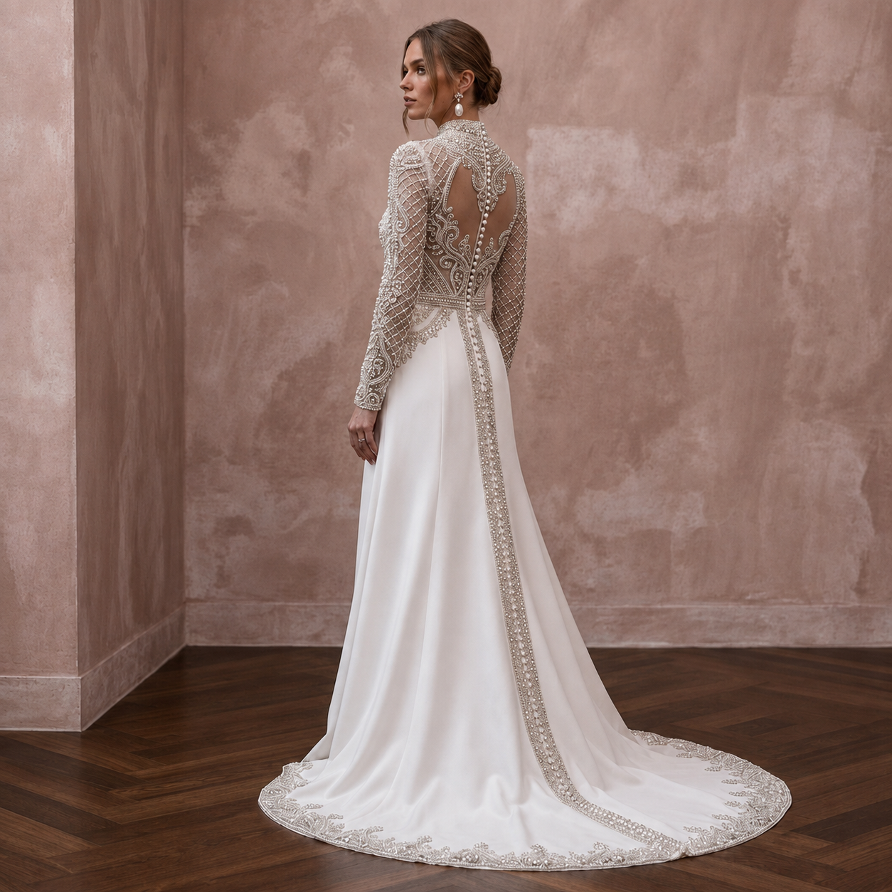 Hand-Beaded Wedding Dresses with Luxury Craftsmanship Secondary image