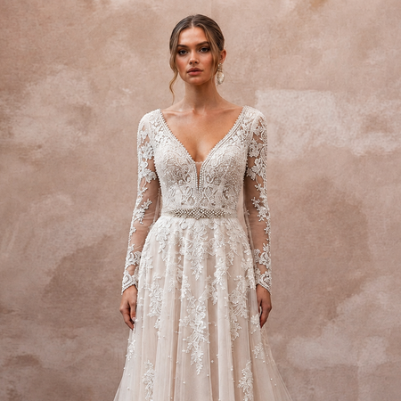 Handcrafted Lace Wedding Dresses with Luxury Details