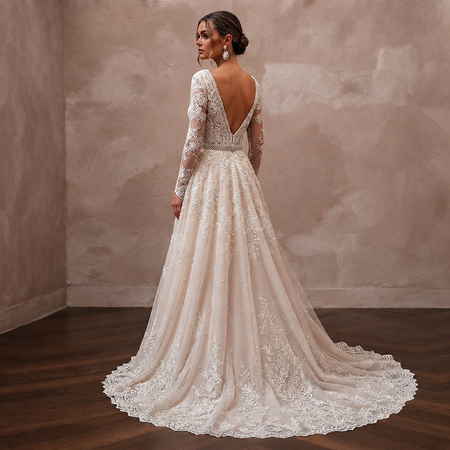 Handcrafted Lace Wedding Dresses with Luxury Details