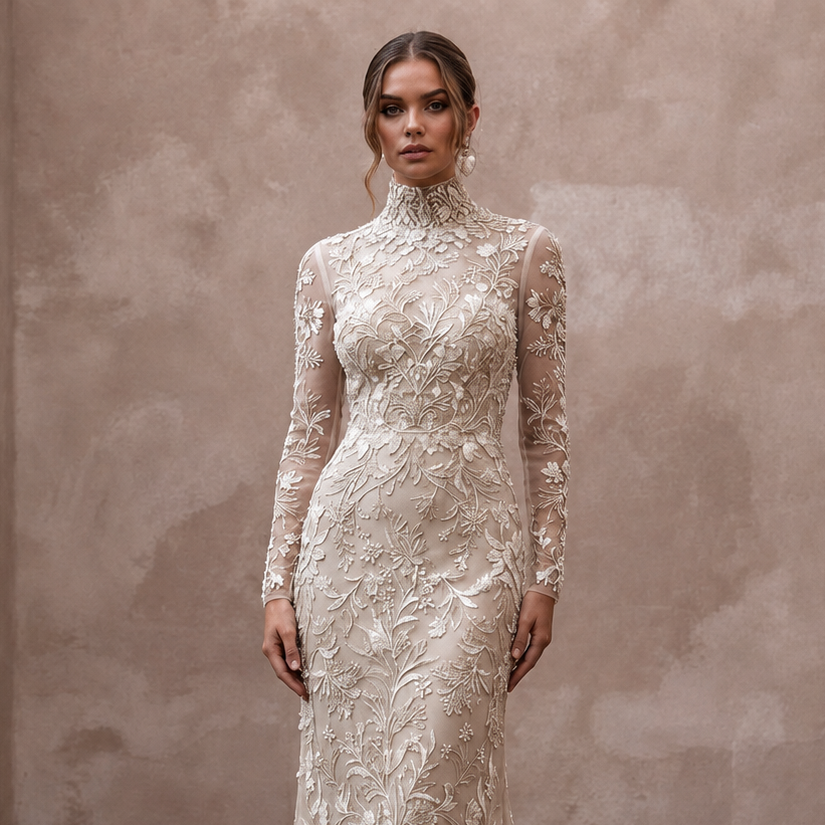 Handmade Wedding Dresses with Artisan Embroidery