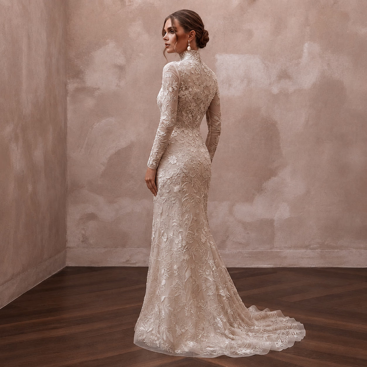 Handmade Wedding Dresses with Artisan Embroidery Secondary image