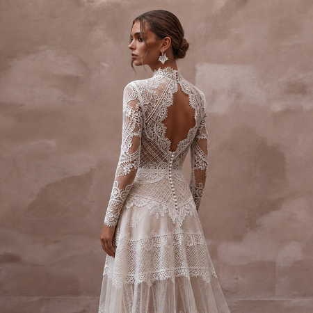 Handmade Wedding Dresses with Artisan Lace Craftsmanship - Apparel & Accessories > Clothing > Wedding & Bridal Party Dresses > Wedding Dresses - Mignonette