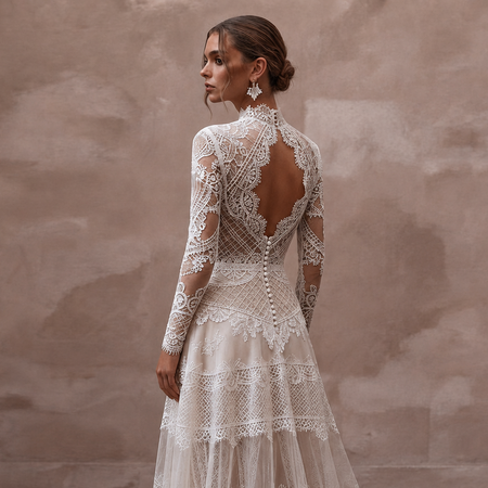 Handmade Wedding Dresses with Artisan Lace Craftsmanship