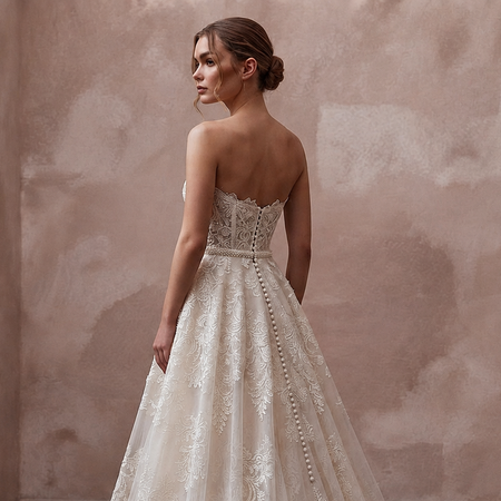 Handmade Wedding Dresses with Artisan Lace Craftsmanship