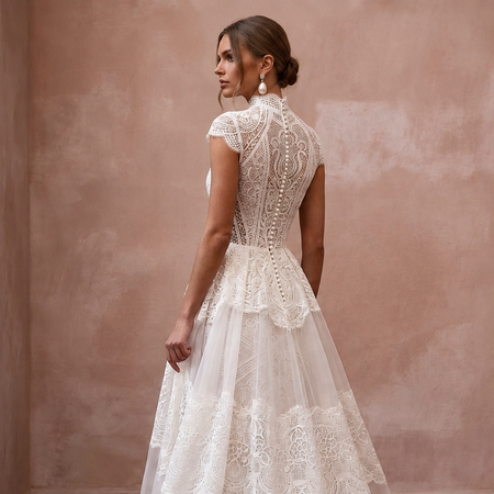 Handmade Wedding Dresses with Artisan Lace Craftsmanship