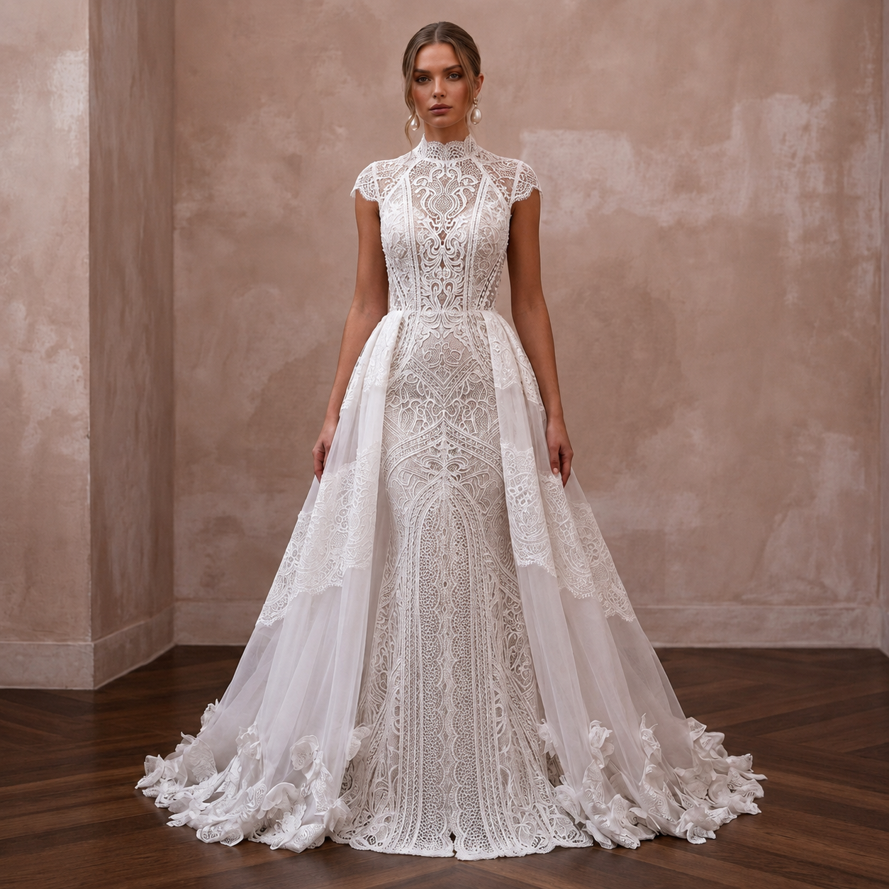Handmade Wedding Dresses with Artisan Lace Craftsmanship Main image
