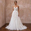 Ivory Laser - Cut Floral Applique Tulle Sweetheart A - Line Gown - Apparel & Accessories > Clothing > Wedding & Bridal Party Dresses > Wedding Dresses - Mignonette Bridal