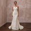 Ivory Laser-Cut Floral Faille Strapless Modern Architectural Bridal Gown