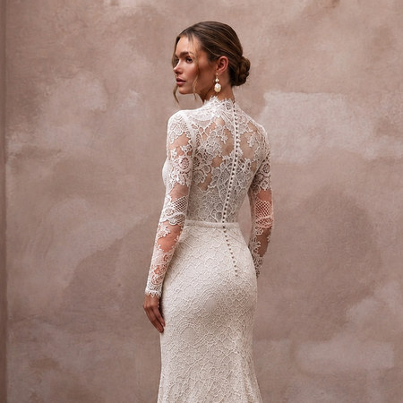 Ivory Wedding Dresses with Classic French Lace