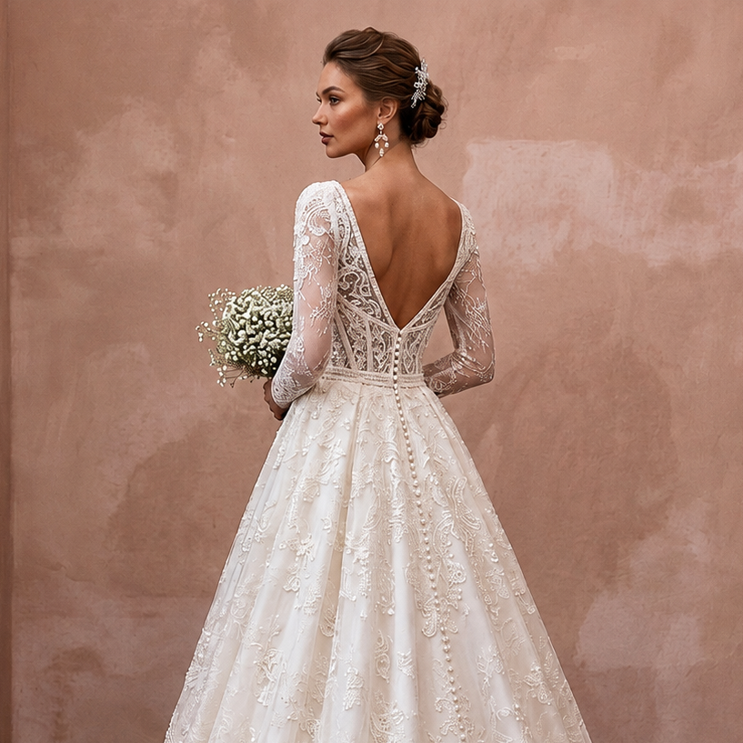 Ivory Wedding Dresses with Timeless French Lace
