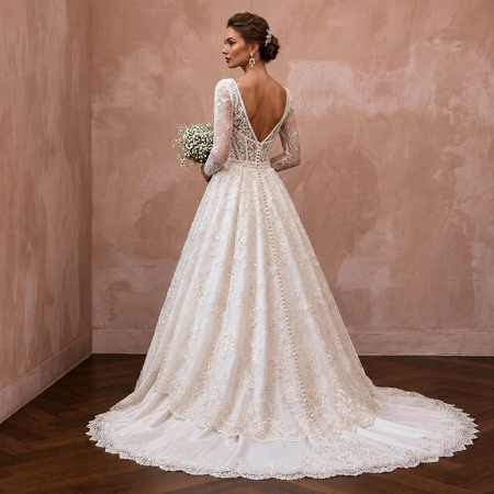 Ivory Wedding Dresses with Timeless French Lace