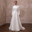Jacquard Bridal Dresses with Elegant Floral Textures - Apparel & Accessories > Clothing > Wedding & Bridal Party Dresses > Wedding Dresses - Mignonette