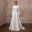 Jacquard Bridal Dresses with Elegant Floral Textures