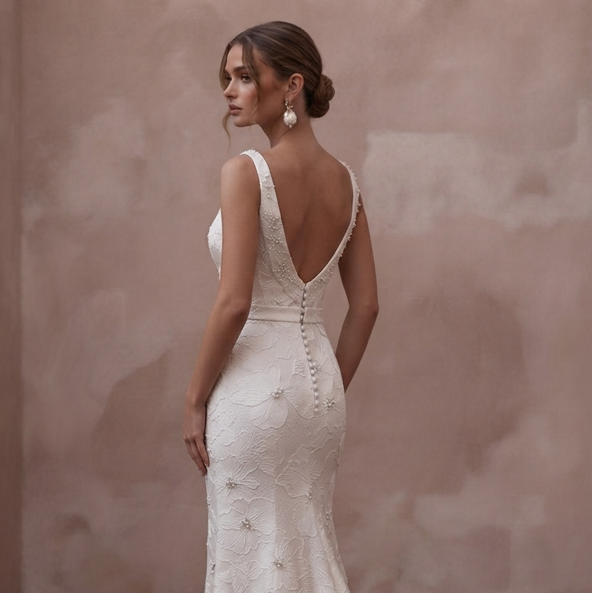 Jacquard Wedding Dresses with Modern Textured Designs