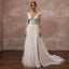 Lightweight A - Line Wedding Dress for a Destination Beach Ceremony - Apparel & Accessories > Clothing > Wedding & Bridal Party Dresses > Wedding Dresses - Mignonette Bridal