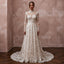 Long Sleeve Lace Wedding Dress for an Autumn Wedding