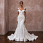 Luminous White Silk Charmeuse Mermaid Wedding Dress for Engagement Shoot - Apparel & Accessories > Clothing > Wedding & Bridal Party Dresses > Wedding Dresses - Mignonette Bridal