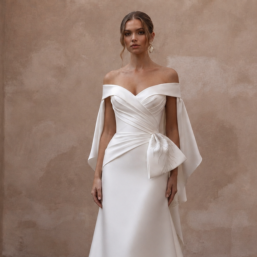 Luxury Bridal Gowns with Italian Silk Elegance