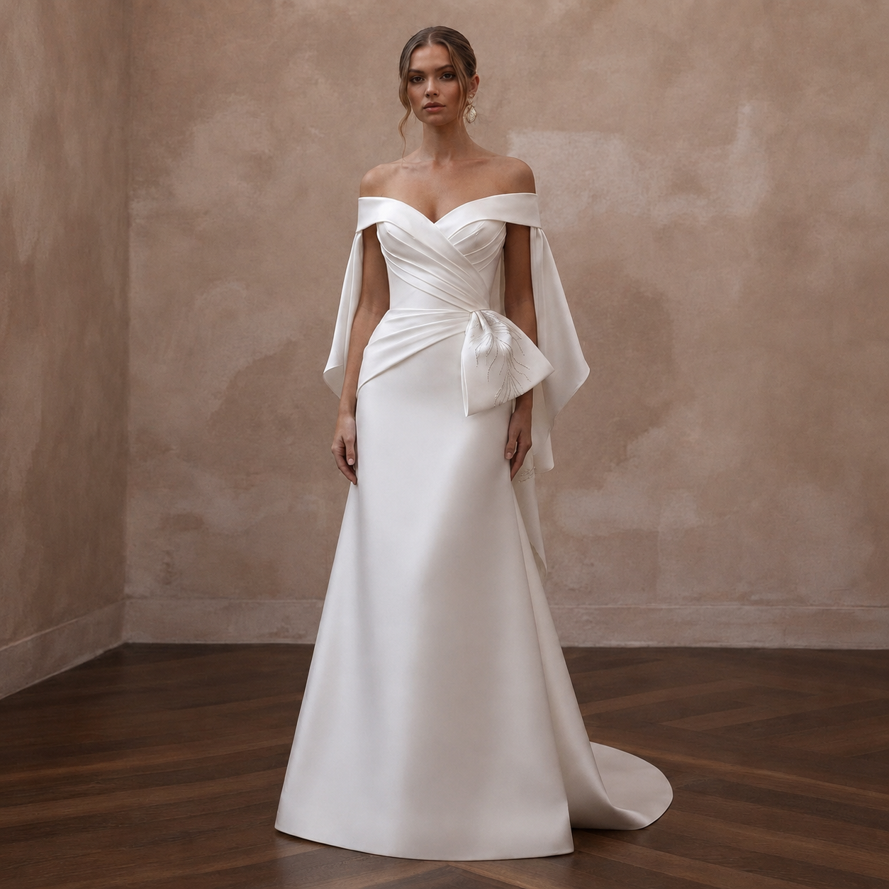 Luxury Bridal Gowns with Italian Silk Elegance Main image