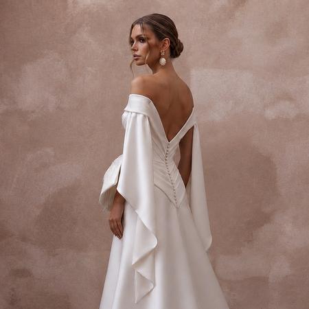 Luxury Bridal Gowns with Italian Silk Elegance