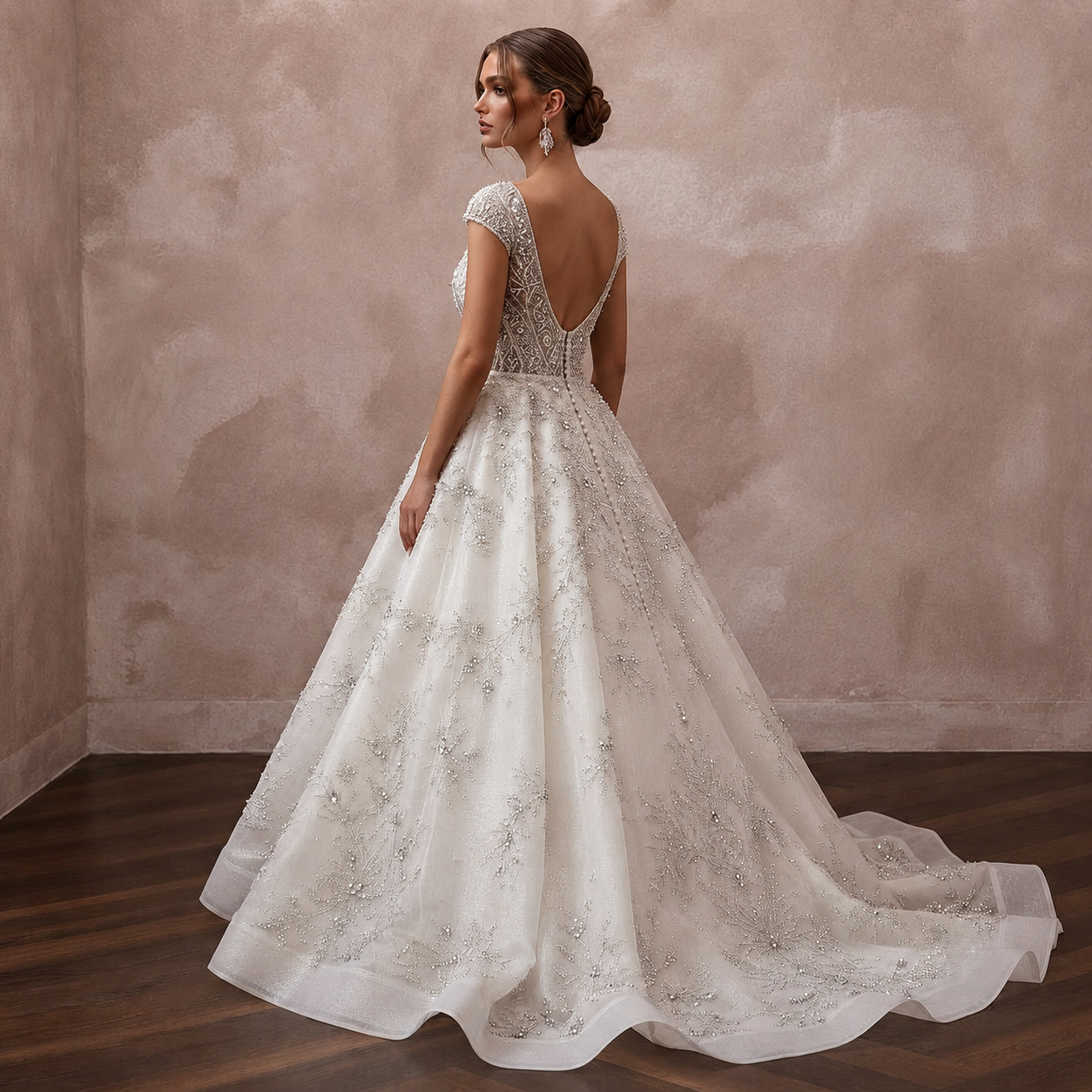 Luxury Wedding Dresses with Swarovski Crystal Details