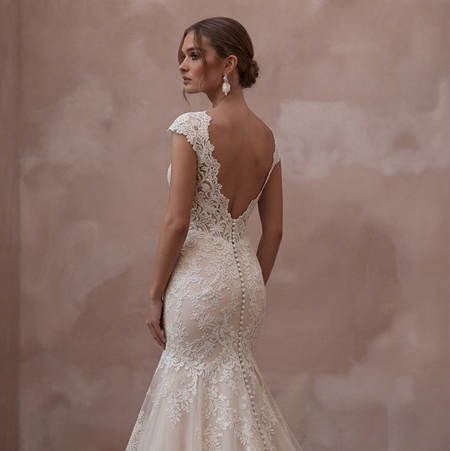 Mermaid Wedding Dresses with Intricate Lace Embroidery