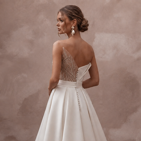 Midi Wedding Dresses with Chic Contemporary Fashion