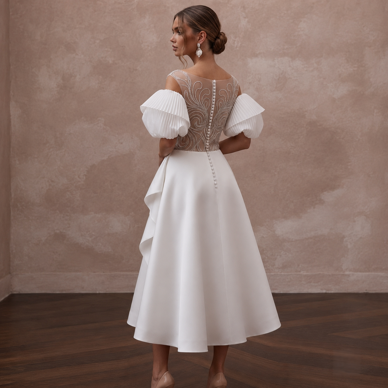 Midi Wedding Dresses with Modern Bridal Flair