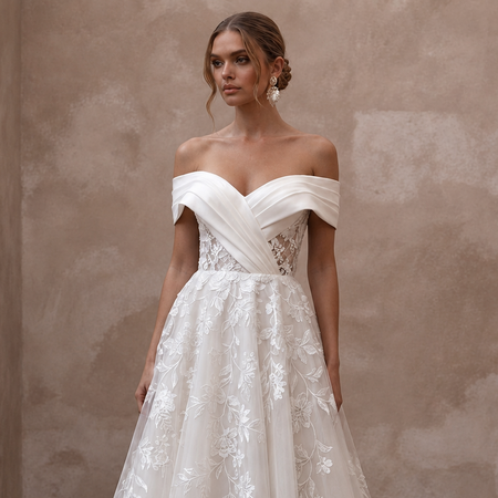 Midi Wedding Dresses with Modern Romantic Style
