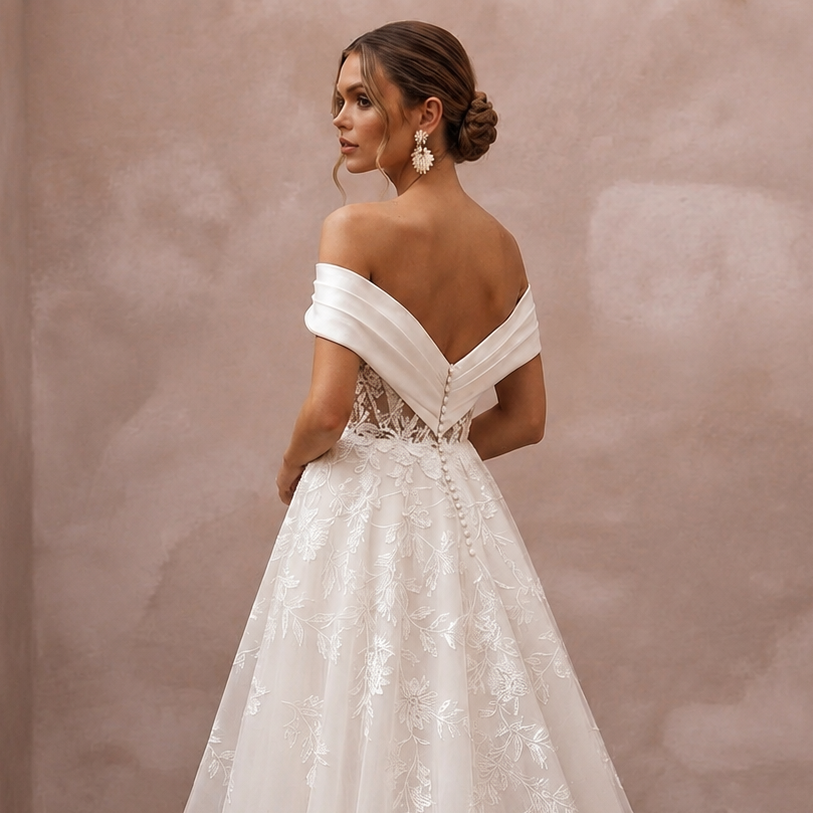 Midi Wedding Dresses with Modern Romantic Style
