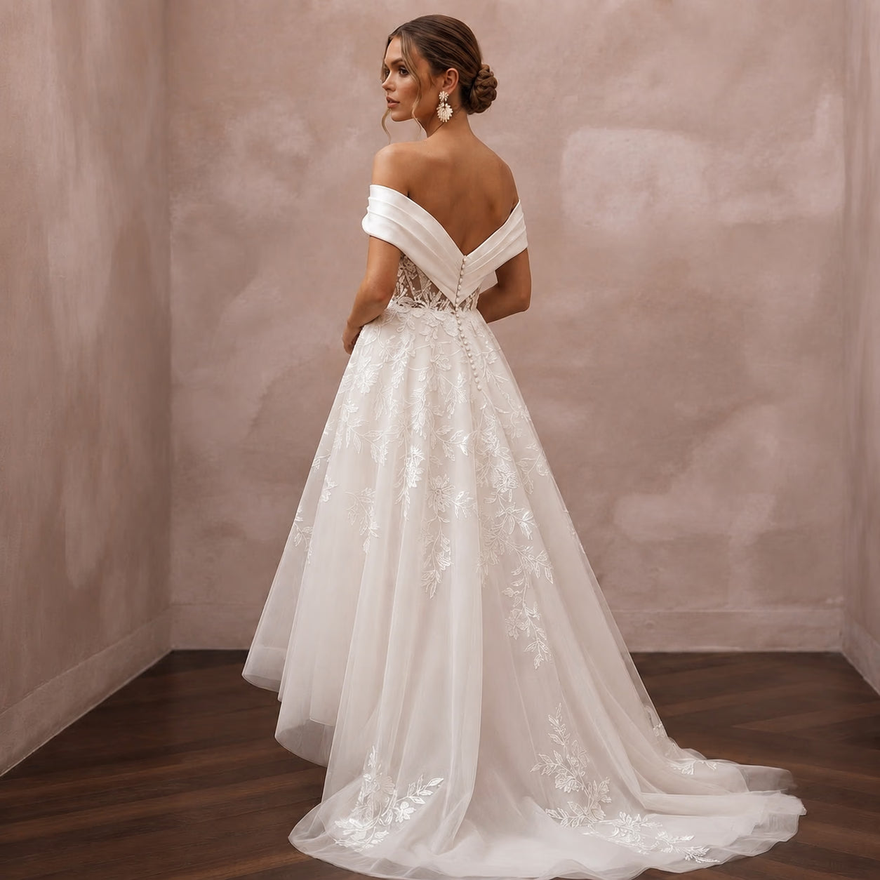 Midi Wedding Dresses with Modern Romantic Style Secondary image