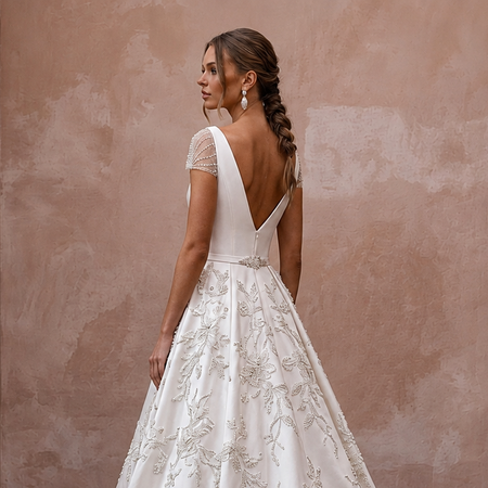 Mikado A-Line Wedding Dresses with Timeless Sophistication