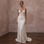 Minimalist Cream Silk Slip Dress for Tropical Vow Renewal