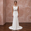Minimalist Ivory Matte Jersey Cowl Back Sheath Dress