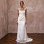 Minimalist Satin Sheath Wedding Dress for a Courthouse Wedding - Apparel & Accessories > Clothing > Wedding & Bridal Party Dresses > Wedding Dresses - Mignonette Bridal
