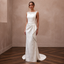 Minimalist Satin Wedding Gown for an Intimate Courthouse Ceremony