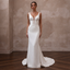 Minimalist Wedding Dresses with Sculpted Crepe Bodices