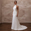 Minimalist Wedding Dresses with Sleek Crepe Construction - Apparel & Accessories > Clothing > Wedding & Bridal Party Dresses > Wedding Dresses - Mignonette