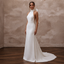 Minimalist Wedding Dresses with Sleek Crepe Construction