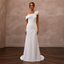 Modern Crepe Bridal Reception Dress - Apparel & Accessories > Clothing > Wedding & Bridal Party Dresses > Wedding Dresses - Mignonette Bridal