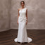 Modern Crepe Wedding Gown for a City Hall Elopement - Apparel & Accessories > Clothing > Wedding & Bridal Party Dresses > Wedding Dresses - Mignonette Bridal