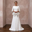 Modern Crepe Wedding Gown for an Urban Loft Wedding - Apparel & Accessories > Clothing > Wedding & Bridal Party Dresses > Wedding Dresses - Mignonette Bridal