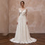 Modest Chiffon Bridal Gown for a Second Marriage