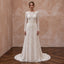 Modest Lace Bridal Dress for a Mature Wedding