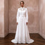 Monastic White Cotton Poplin Shirt Dress for Picnic Reception - Apparel & Accessories > Clothing > Wedding & Bridal Party Dresses > Wedding Dresses - Mignonette Bridal