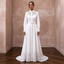 Monastic White Cotton Poplin Shirt Dress for Picnic Reception