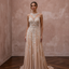 Nude Wedding Dresses with Illusion Lace Bodices - Apparel & Accessories > Clothing > Wedding & Bridal Party Dresses > Wedding Dresses - Mignonette Bridal