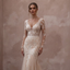 Nude Wedding Dresses with Illusion Lace Details - Apparel & Accessories > Clothing > Wedding & Bridal Party Dresses > Wedding Dresses - Mignonette